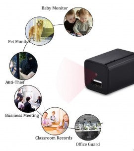 Mini Wall Adapter Charger Camera